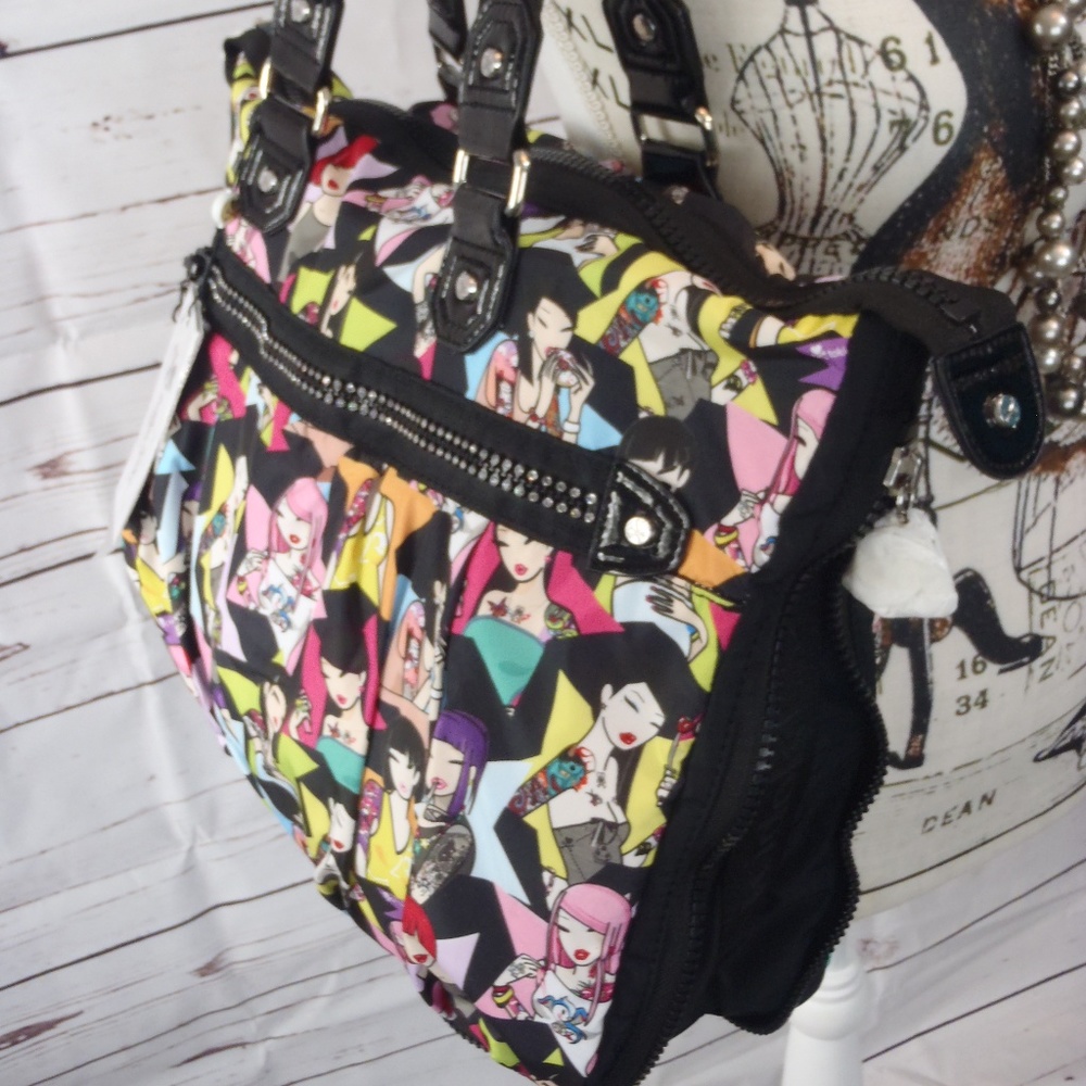  Tokidoki Dixon Tote Bag Rhinestone NEW NWT RARE - Picture 3 of 8